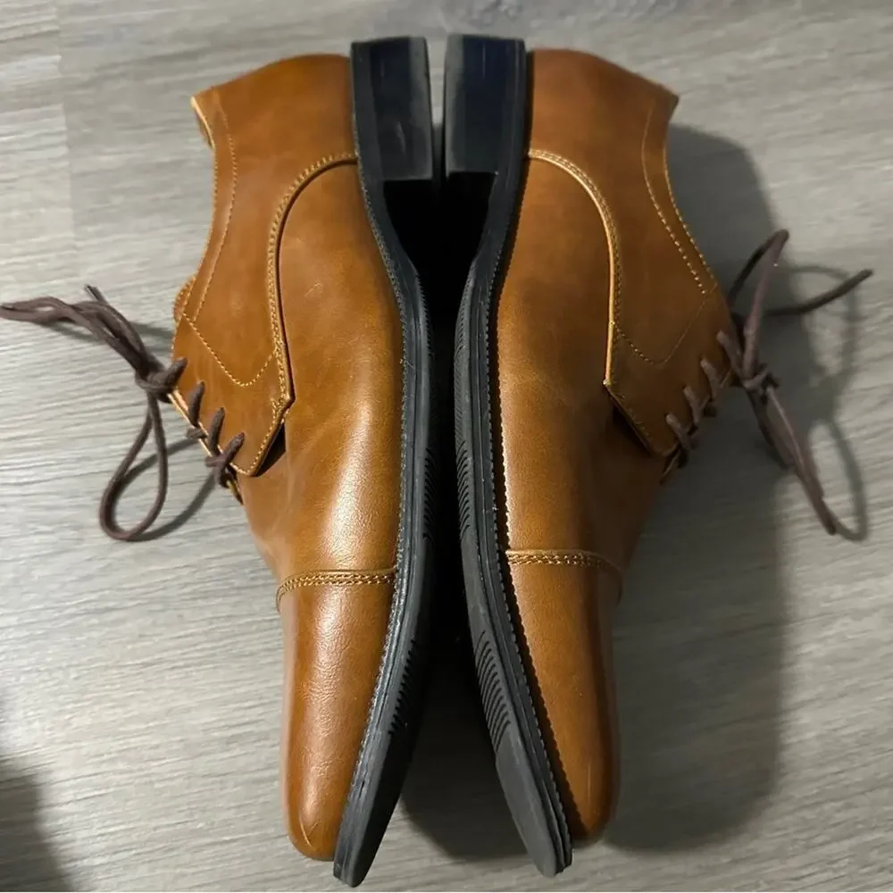 Alfani Men's‎ Adam Cap Toe Brown Oxford Dress Shoes Size 11
